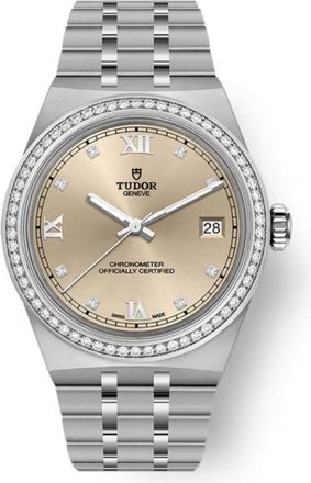 Tudor Royal Automatic Chronometer Diamond Ivory Dial Watch M2836C1S0-0001
