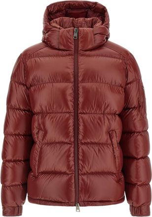 Herno Maroon Quilted Puffer Jacket