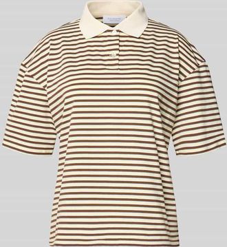 Rich & Royal Relaxed Fit Poloshirt im Allover-Look in Hellgelb, Gr&ouml;&szlig;e XL