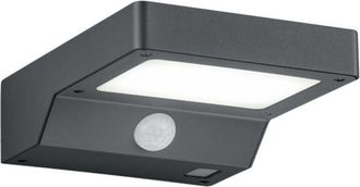 Reality La Luz De La Pared De Fomosa Llev&oacute; La Antracita Ip44 Con La Iluminaci&oacute;n Del Tr&iacute;o Del Sensor De Movimiento De La Energ&iacute;a Solar