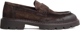 Cerbero Mocassino Dv 301 - Heren - Loafers - Bruin - 44 EU - Leer - Schoenen