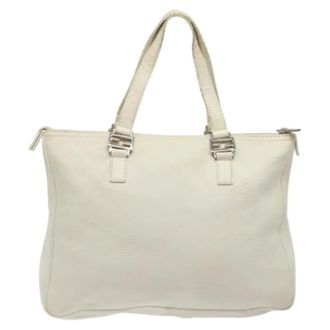 Fendi Pre-owned Cuero bolsos-de-mano - Pre-owned - Mujer - Blanco - ONE SIZE