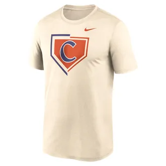 Nike Clemson Primetime Baseball Icon Legend Nike Mens Dri-FIT College T-Shirt in Brown | NKGK15ACLN-XVX
