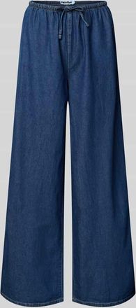 Review Pull-on-Jeans mit weitem Bein und Kordelzug in Dunkelblau, Gr&ouml;&szlig;e XL