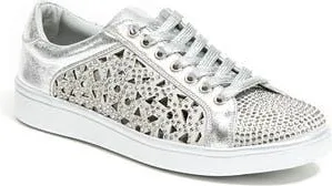 Lady Couture Paris Sneaker in Silver at Nordstrom Rack, Size 6.5-7Us / 37Eu