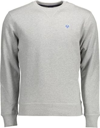 North Sails Heren, Sweatshirts & Hoodies, Grijs, Maat: 2XL Katoen