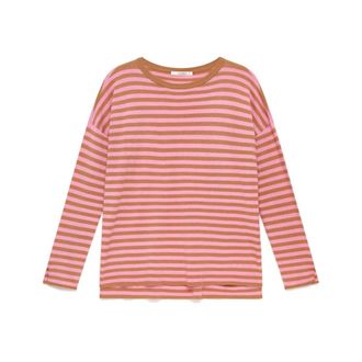 Maliparmi Soft Touch Truien - Dames - Ronde hals truien - Roze - S - Wol - Truien & Vesten