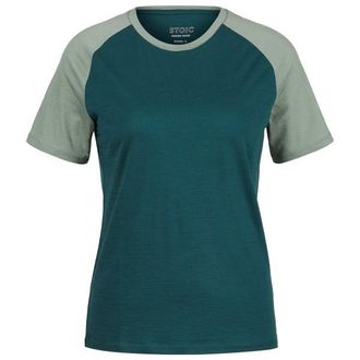 Stoic Merino155 LaholmSt. Raglan Shirt Merinoshirt f&uuml;r Damen | blau