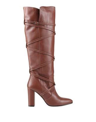 ブーツその他 Via Roma 15 Brown Tall Boots With Decorative Buckle Brown Via Roma 15 Boots: Shop up to −80% | Stylight