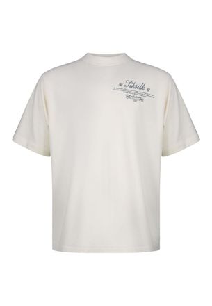 Siksilk T-Shirt SIKSILK Siksilk T-Shirt Graphic, Herren, Gr. XL, ecru, Obermaterial: 100% Baumwolle CO., Shirts T-Shirt