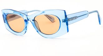 Max & Co. MO0068 84E Shiny Light Blue/Brown