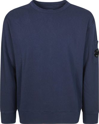 C.P. Company Crewneck Delave Sleeve Pocket Sweatshirt
