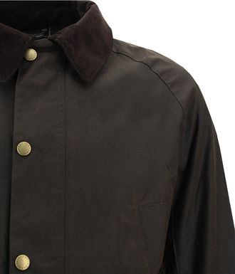 Barbour Mens Jacket Ashby Olive Cotton