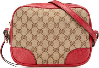 Gucci Borsa a tracolla Bree in tela GG 2016-2024 - Marrone