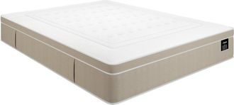 Vente-Unique Colch&oacute;n 180 x 200 cm h&iacute;brido con muelles ensacados 7 zonas y gel viscoel&aacute;stico 28 cm de grosor - CIREVA de YSM&Eacute;E