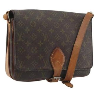 Louis Vuitton Tweedehands Canvas Louis Vuitton tassen - Dames - Pre-owned - Bruin - Maat: ONE Size