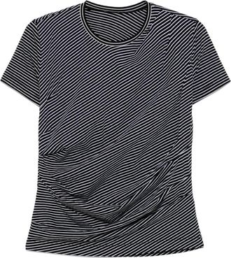 JNBY T-shirt a righe - Nero