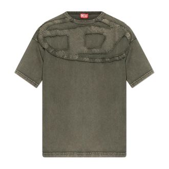 Diesel T-Shirts, male, Green, Size: 2XL T-Boxt-Den T-shirt