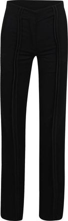 The Attico Long Anastasia Draped Dress in Chiffon