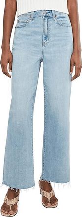 Daze Pleaser High-rise Wide Ankle In New Light Womens Clothing New Light : 28 28, Cotton/Denim/Polyester