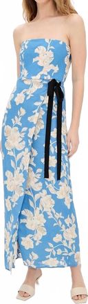 Agua Bendita Cin&eacute;fila Madera Maxi Dress In Multicolor