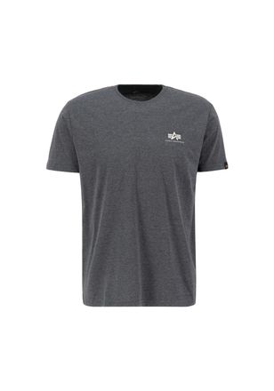 Alpha Industries T-Shirt ALPHA INDUSTRIES Basic T-Shirt SL, Herren, Gr. S, grau (charcoal heather, wei&szlig;), Obermaterial: 100% Baumwolle, Shirts T-Shirt