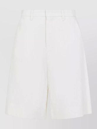 Max Mara max mara tailored bermuda shorts linen blend