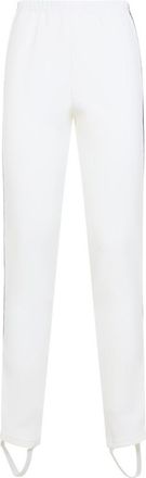 Prada White Slim-fit Cotton Trouser