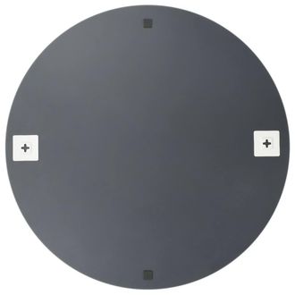 Berkfield Home Wall Mirrors 2 pcs 70 cm Round Glass in Silver