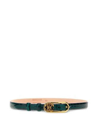 Roberto Cavalli leather belt - women - Bos Taurus/Bos Taurus - 80 - Green