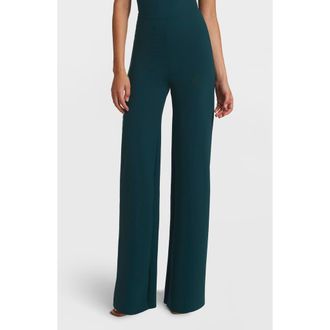 Commando Wide Leg Neoprene Leggings in Juniper at Nordstrom Rack, Size Large