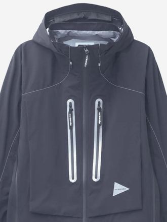 And Wander Mens Nylon Jacket Pertex Shield Grey
