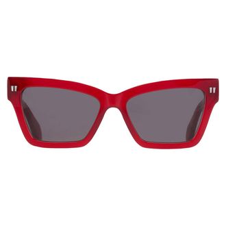 Off-white Cincinnati Dark Grey Cat Eye Unisex Sunglasses OERI110 2807 54