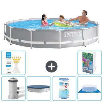 Intex Piscina Prism Frame Redonda - 366x76 Cm - 7-piezas S341