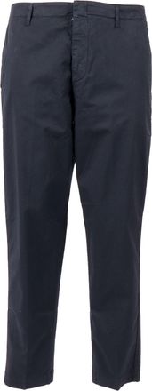 Dondup Zyan Straight Leg Stretch Straight-Leg Pants