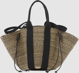Muu&ntilde; Panier So Hstripe Naturel Noir