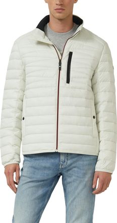 s.Oliver Steppjacke S.OLIVER, Herren, Gr. XXL, ecru, Web, Obermaterial: 100% Polyester, unifarben, normal h&uuml;ftbedeckend, Rundhals, elastischer Bund, Jacken Ste