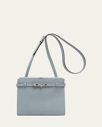 Valextra B-Tracollina Leather Shoulder Bag