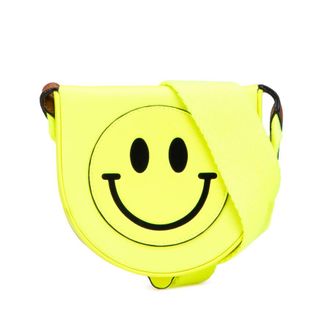 Loewe Pre-owned Loewe Small Smooth Calfskin Smiley Heel Crossbody Ladies 102032