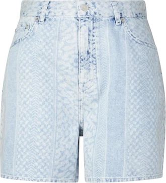 Lala Berlin Gestreepte denim shorts - Dames - Denim shorts - Blauw - XS - Denim - Korte Broeken
