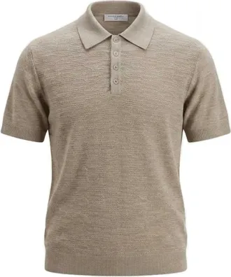 Daniele Fiesoli Hombre, Camisetas, Beige, Talla: L