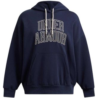 Under Armour Oversized hoodie met verlaagde schouders voor dames (Blauw)