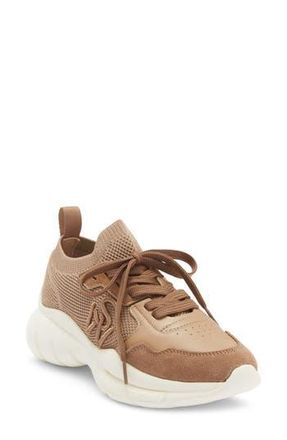 Stuart Weitzman 5050 Knit Sneaker in Tobacco at Nordstrom Rack, Size 10