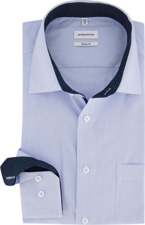 Seidensticker Overhemden, Heren, Blauw, M, Lichtblauw Business Overhemd