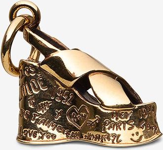 Chloé Goldener Charm Alphabet Maxime Sandal
