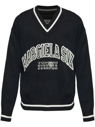 Maison Margiela Margiela Six trui - Zwart
