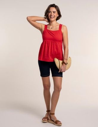 Brakeburn Giovana Blouse in Red at Nordstrom, Size 14