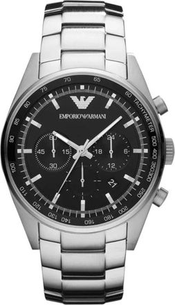 Emporio Armani Accessoires, Heren, Grijs, ONE Size, Ar 5980 Horloge