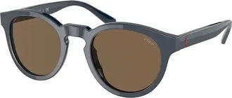 Polo Ralph Lauren PH4184 562073 Mens Sunglasses Blue Size 49