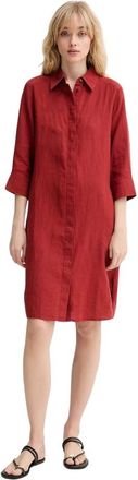 Marc O'Polo Dames, Jurken, Rood, Maat: XS Linnen
